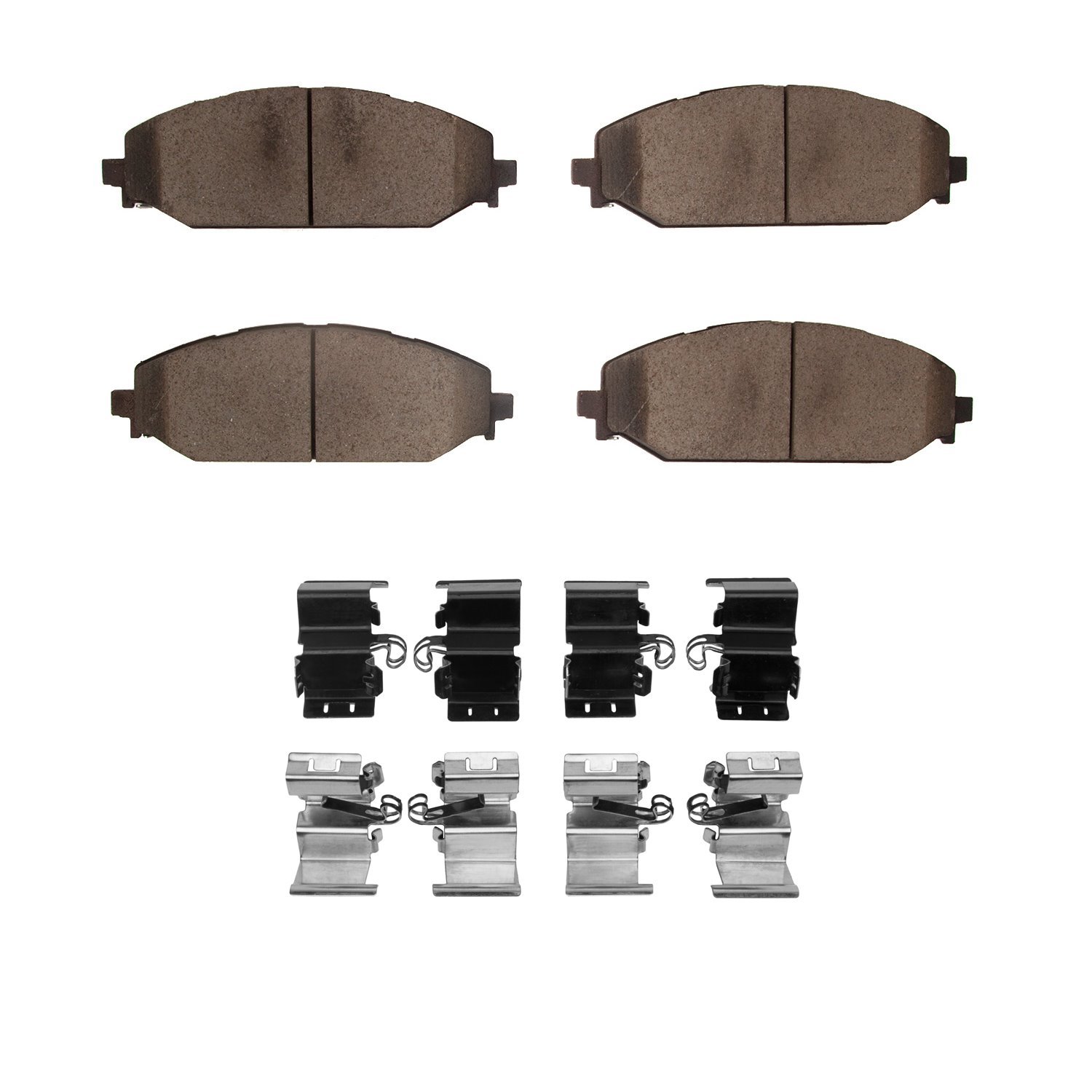 1400-2179-01 Ultimate-Duty Brake Pads & Hardware Kit, Fits Select Mopar, Position: Front