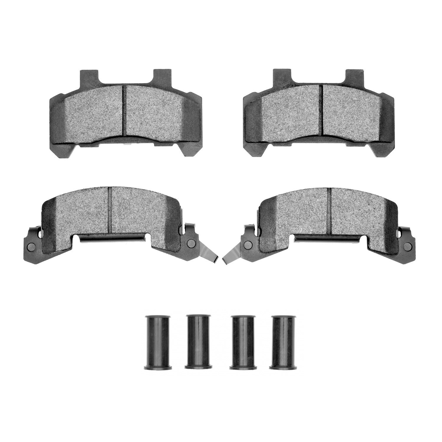 1551-0289-03 5000 Advanced Semi-Metallic Brake Pads & Hardware Kit, 1990-1991 GM, Position: Front