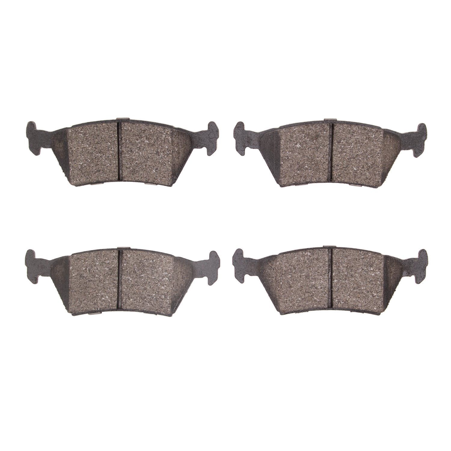 1551-0381-00 5000 Advanced Semi-Metallic Brake Pads, 1985-1991 Mopar, Position: Rear