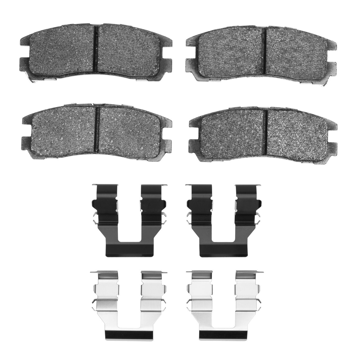 1551-0383-01 5000 Advanced Ceramic Brake Pads & Hardware Kit, 1992-2012 Multiple Makes/Models, Position: Rear