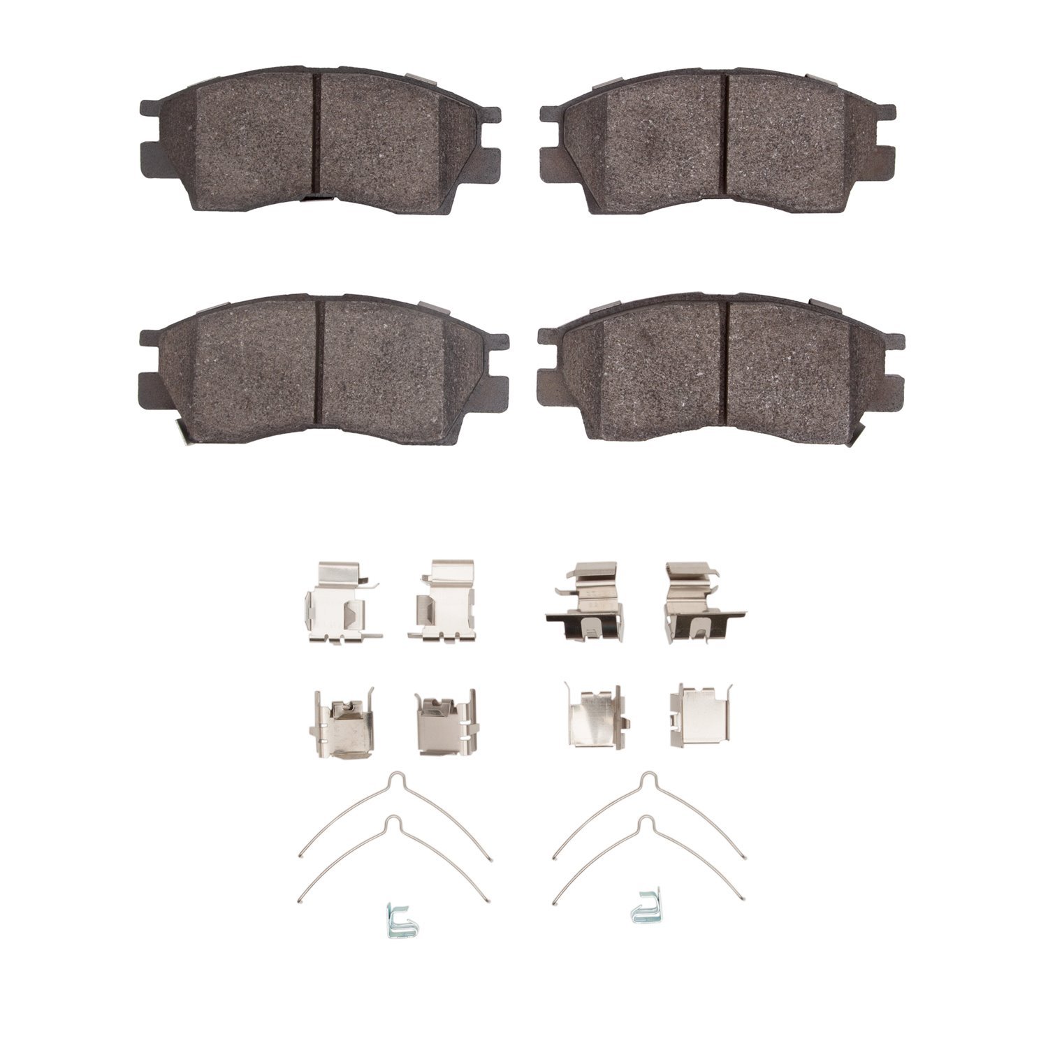 1551-0476-01 5000 Advanced Ceramic Brake Pads & Hardware Kit, 1995-2003 Lexus/Toyota/Scion, Position: Front