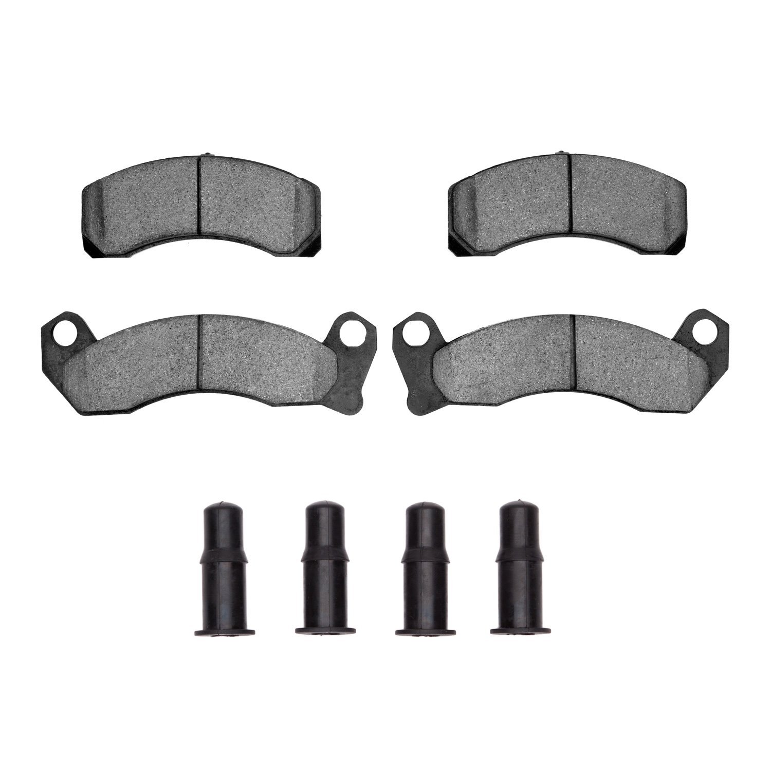 1551-0499-01 5000 Advanced Semi-Metallic Brake Pads & Hardware Kit, 1981-1994 Ford/Lincoln/Mercury/Mazda, Position: Front