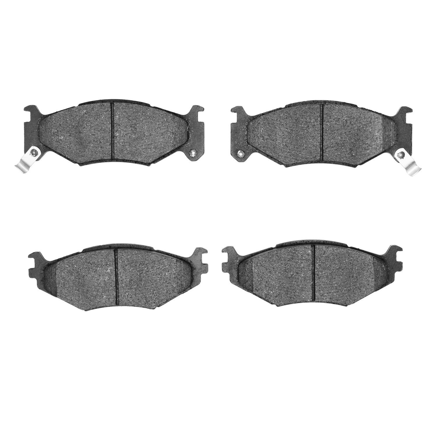 1551-0522-00 5000 Advanced Semi-Metallic Brake Pads, 1991-1995 Mopar, Position: Front