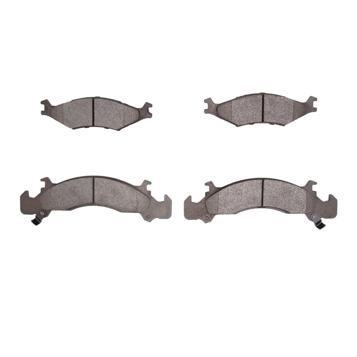 1551-0523-00 5000 Advanced Semi-Metallic Brake Pads, 1991-1992 Mopar, Position: Front