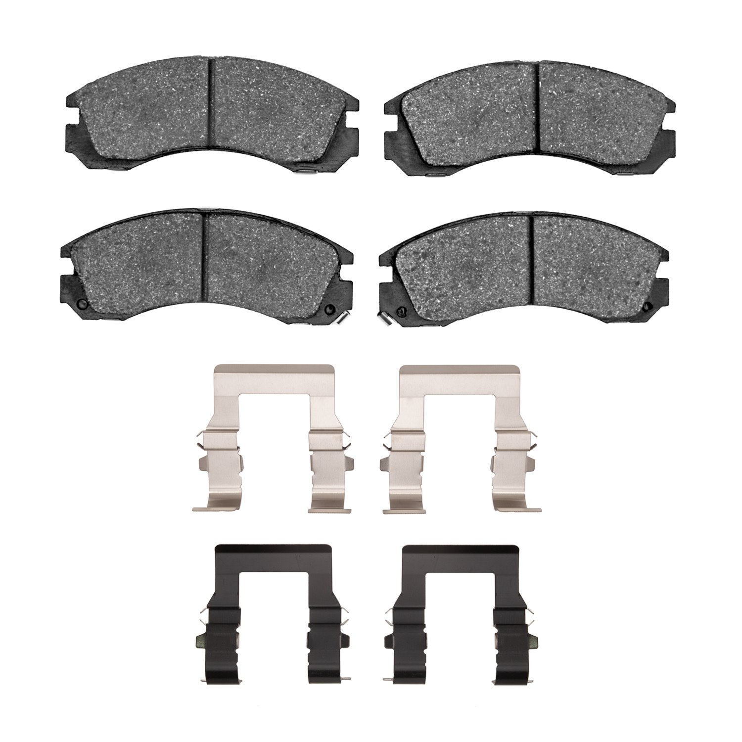 1551-0530-01 5000 Advanced Ceramic Brake Pads & Hardware Kit, Fits Select Multiple Makes/Models, Position: Front