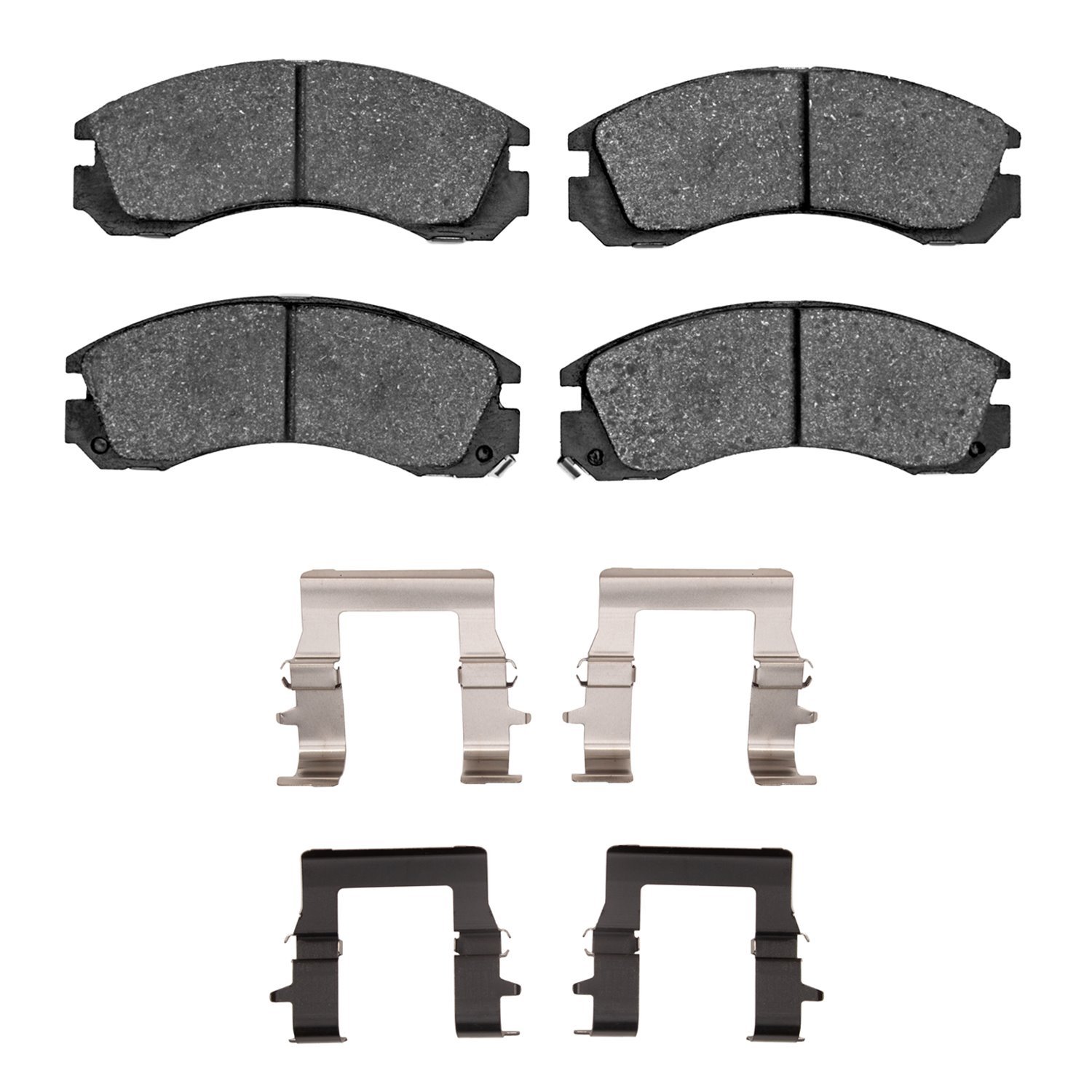 1551-0530-02 5000 Advanced Ceramic Brake Pads & Hardware Kit, 1994-2000 Mitsubishi, Position: Front