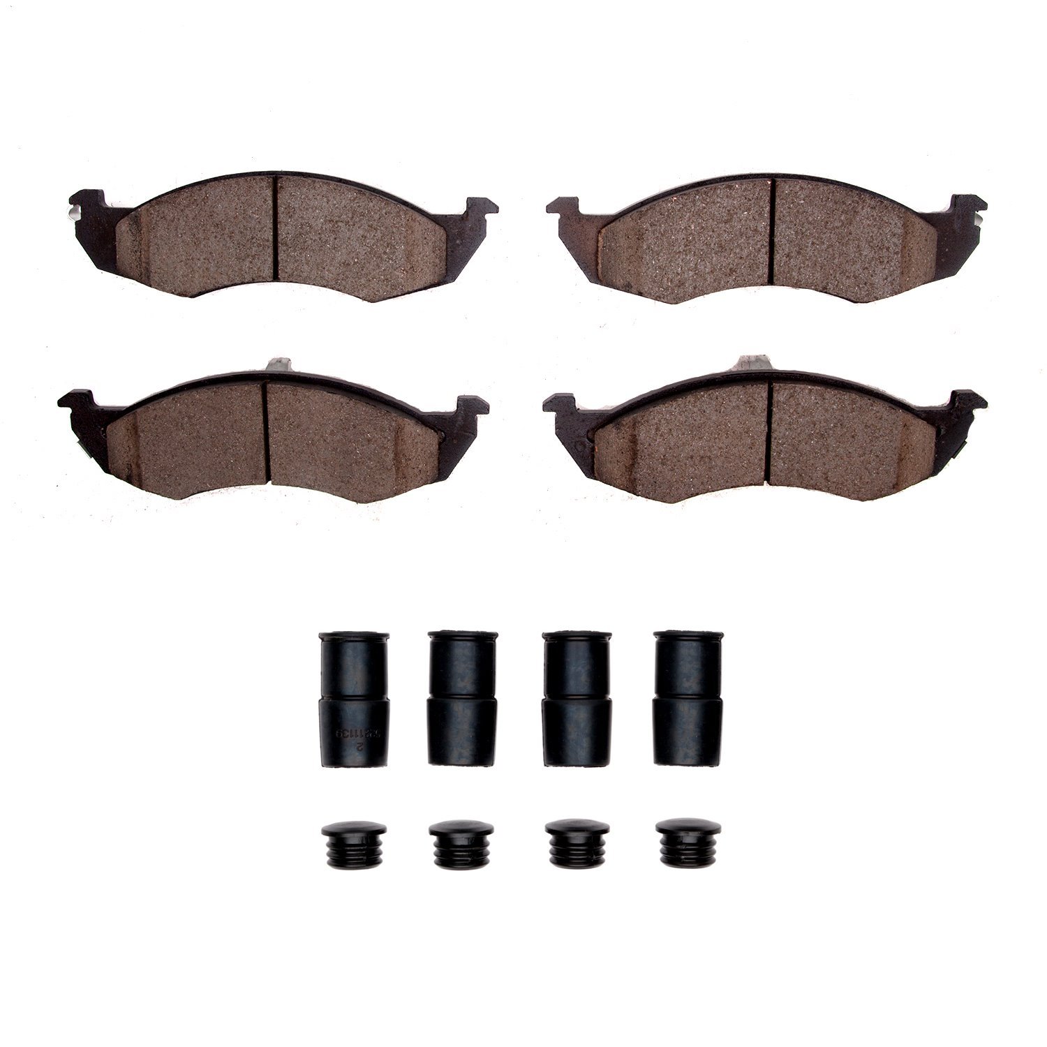 1551-0576-01 5000 Advanced Ceramic Brake Pads & Hardware Kit, 1996-2002 Ford/Lincoln/Mercury/Mazda, Position: Front