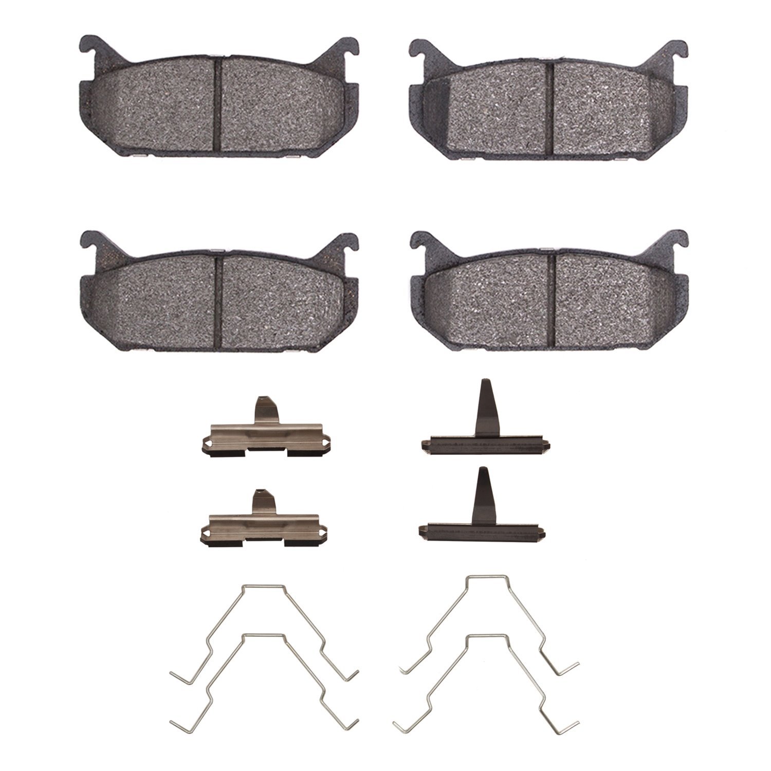 1551-0584-01 5000 Advanced Ceramic Brake Pads & Hardware Kit, 1993-2002 Ford/Lincoln/Mercury/Mazda, Position: Rear