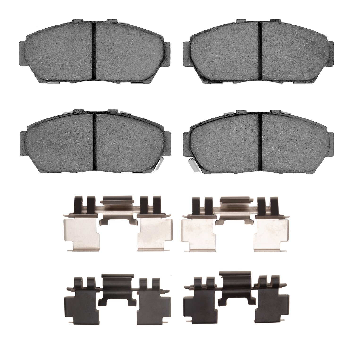 1551-0617-01 5000 Advanced Ceramic Brake Pads & Hardware Kit, 1993-2001 Acura/Honda, Position: Front