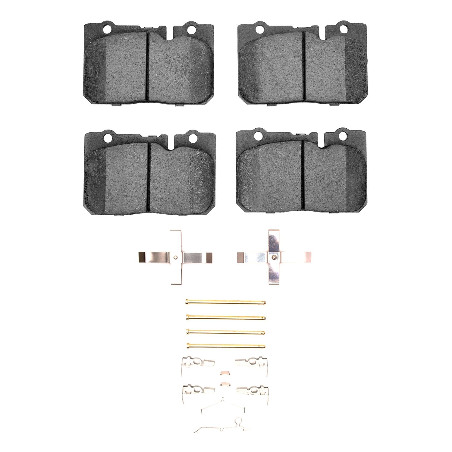 1551-0665-01 5000 Advanced Ceramic Brake Pads & Hardware Kit, 1995-2000 Lexus/Toyota/Scion, Position: Front