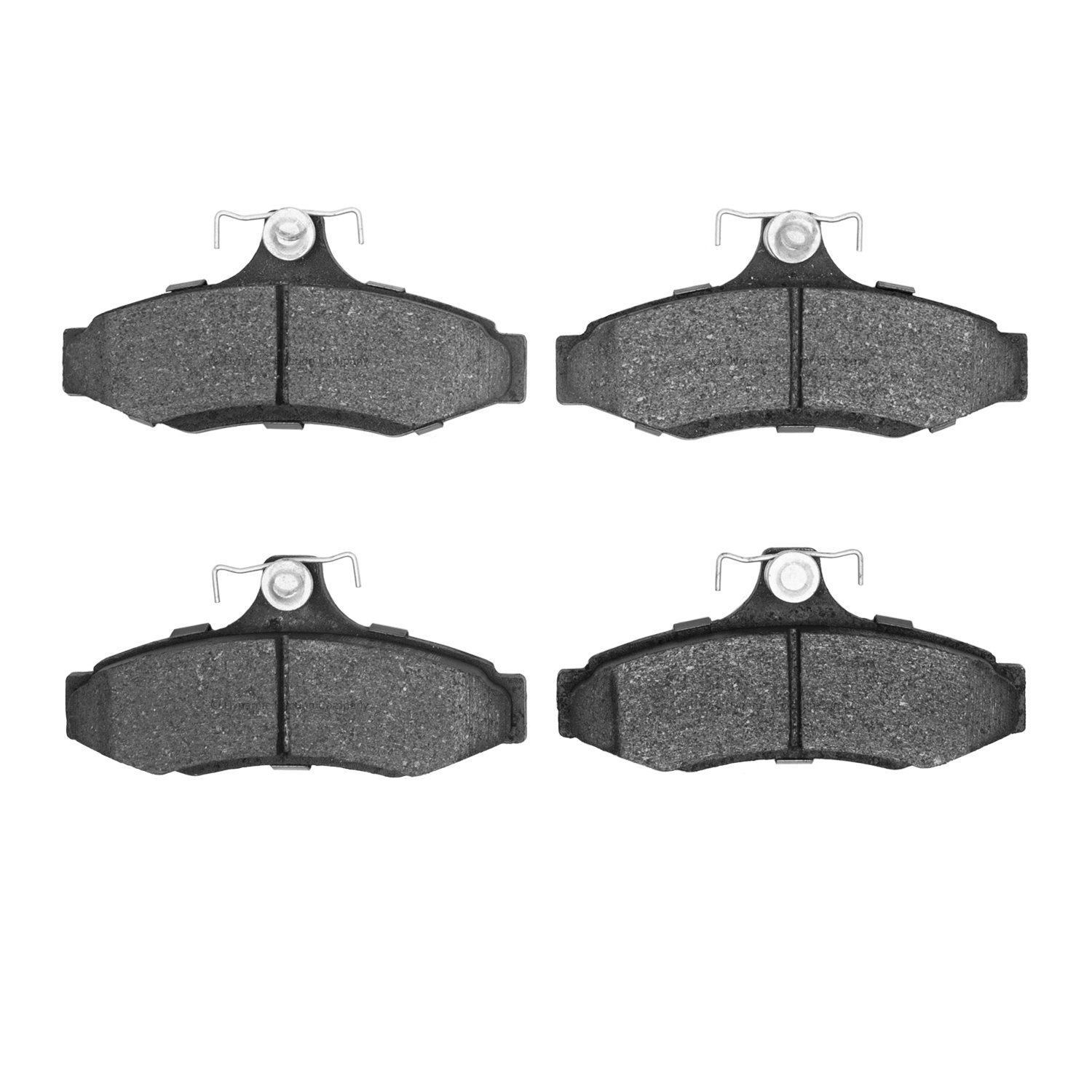 1551-0724-00 5000 Advanced Semi-Metallic Brake Pads, 1997-2004 Multiple Makes/Models, Position: Rear