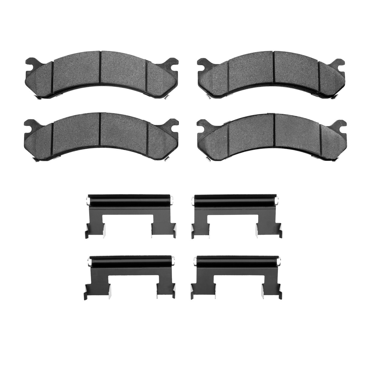 1551-0784-01 5000 Advanced Ceramic Brake Pads & Hardware Kit, 1999-2018 GM, Position: Front,Fr