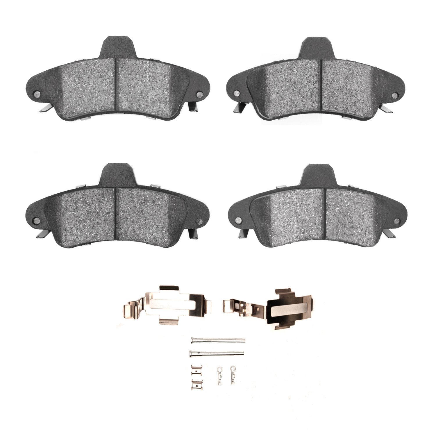 1551-0899-11 5000 Advanced Semi-Metallic Brake Pads & Hardware Kit, 1995-2002 Ford/Lincoln/Mercury/Mazda, Position: Rear