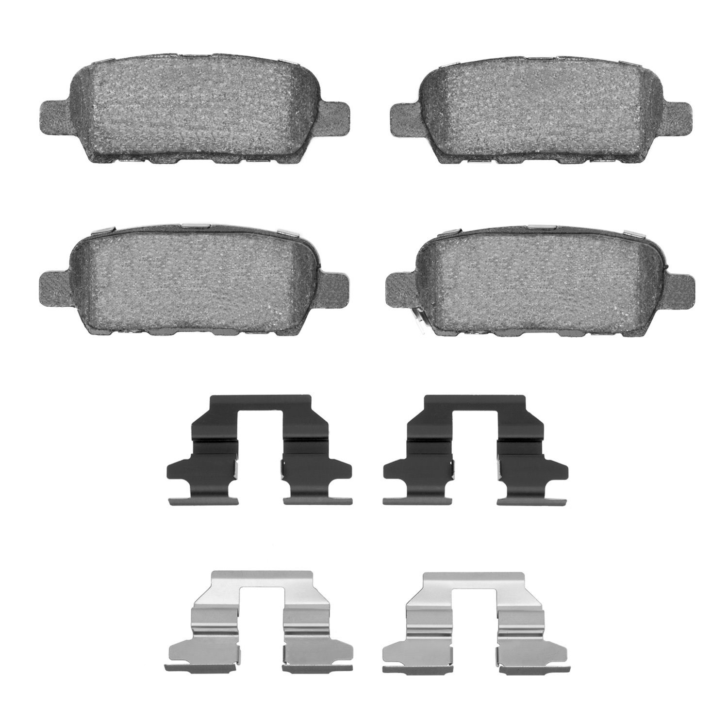 1551-0905-01 5000 Advanced Ceramic Brake Pads & Hardware Kit, Fits Select Multiple Makes/Models, Position: Rear