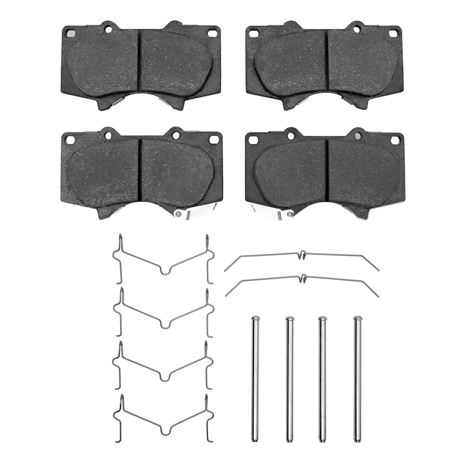 1551-0976-02 5000 Advanced Ceramic Brake Pads & Hardware Kit, Fits Select Lexus/Toyota/Scion, Position: Front