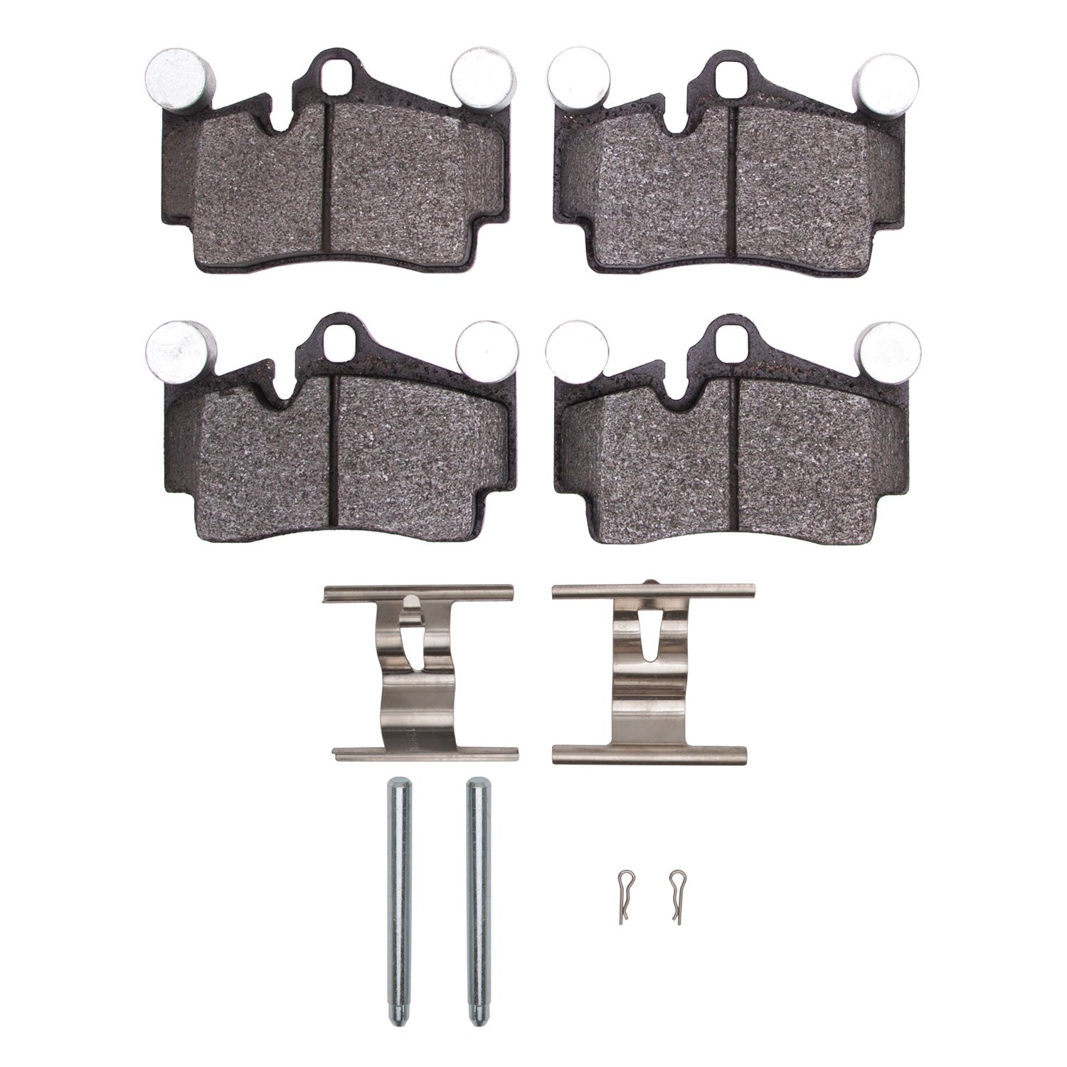 1551-0978-01 5000 Advanced Low-Metallic Brake Pads & Hardware Kit, 2003-2015 Multiple Makes/Models, Position: Rear