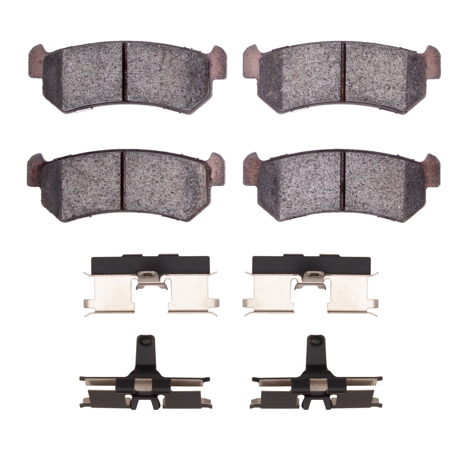 1551-1036-01 5000 Advanced Ceramic Brake Pads & Hardware Kit, 2004-2007 Multiple Makes/Models, Position: Rear