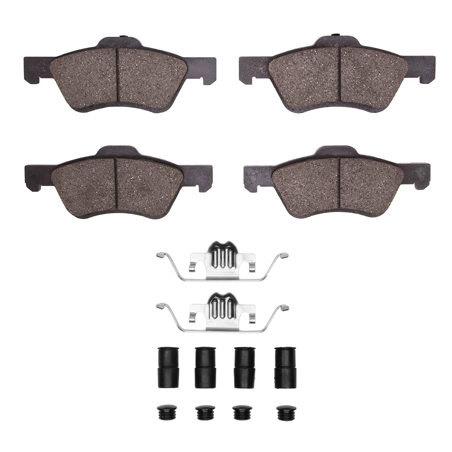 5000 Advanced Ceramic Brake Pads & Hardware Kit,