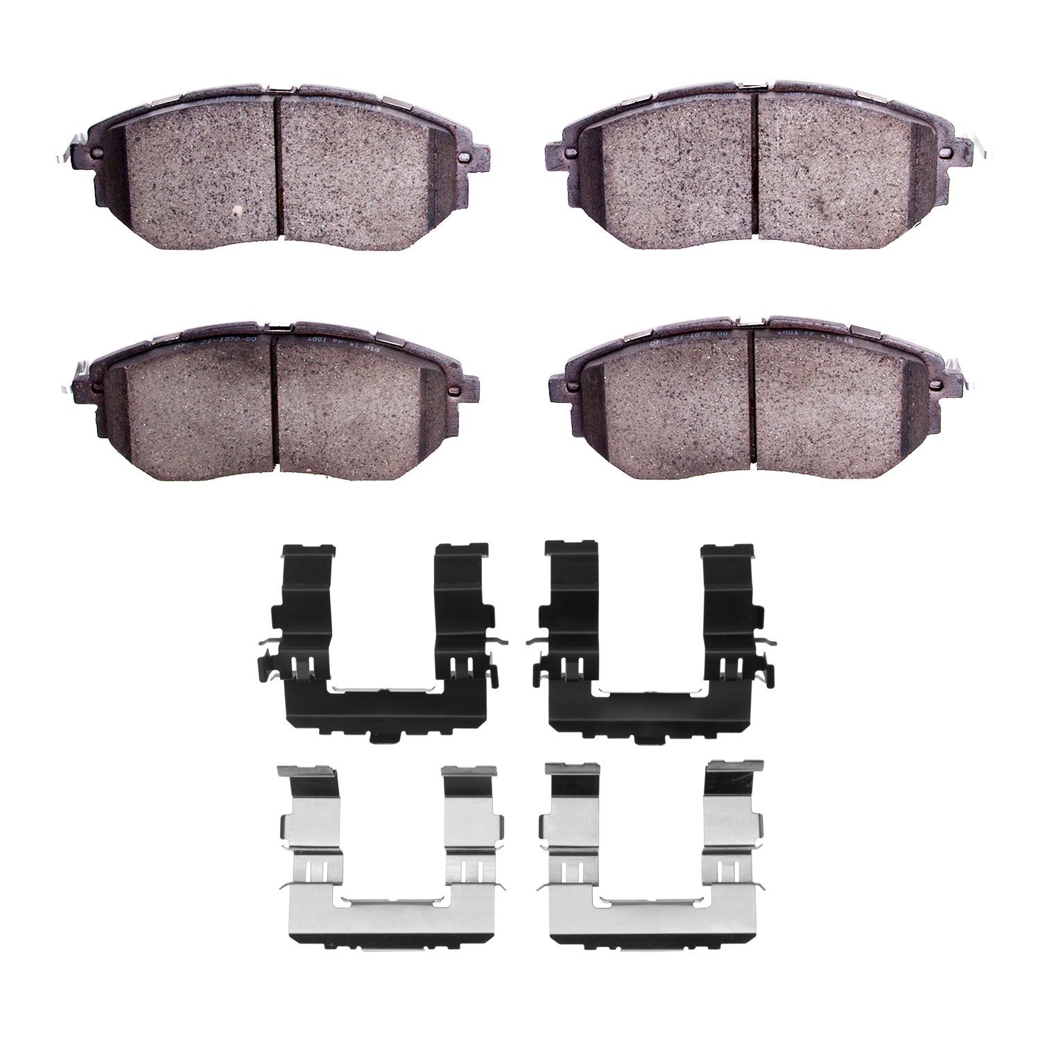 1551-1078-02 5000 Advanced Ceramic Brake Pads & Hardware Kit, 2015-2015 Subaru, Position: Front