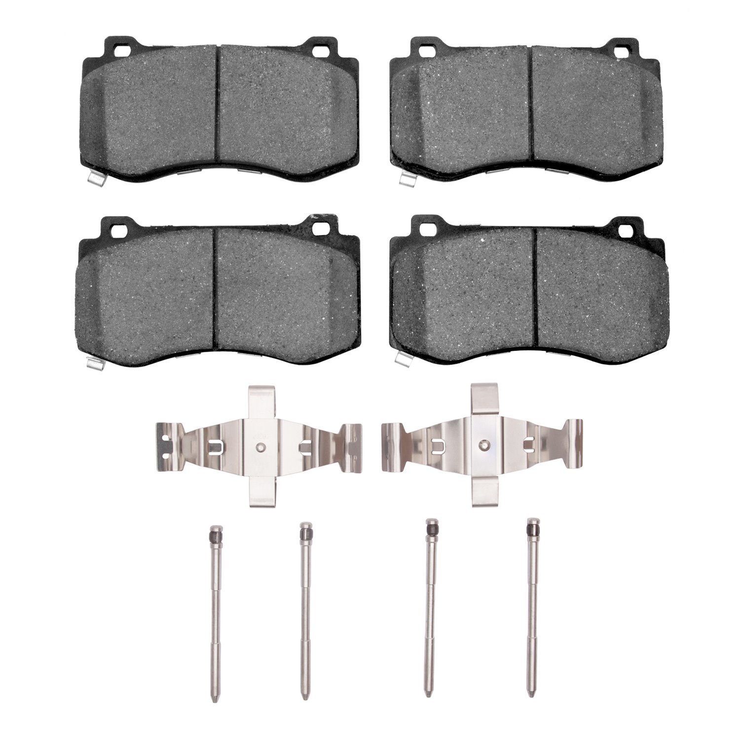 1551-1149-01 5000 Advanced Low-Metallic Brake Pads & Hardware Kit, Fits Select Mopar, Position: Front
