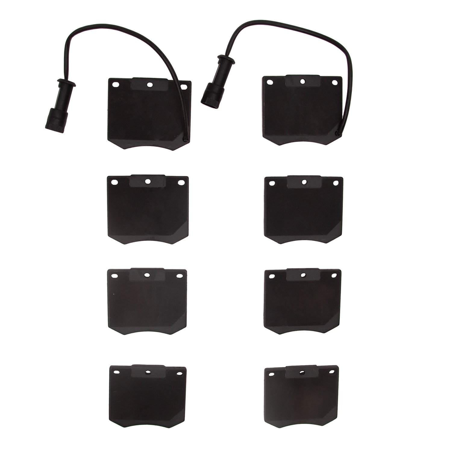 1551-1153-00 5000 Advanced Low-Metallic Brake Pads, 1989-2003 Multiple Makes/Models, Position: Front