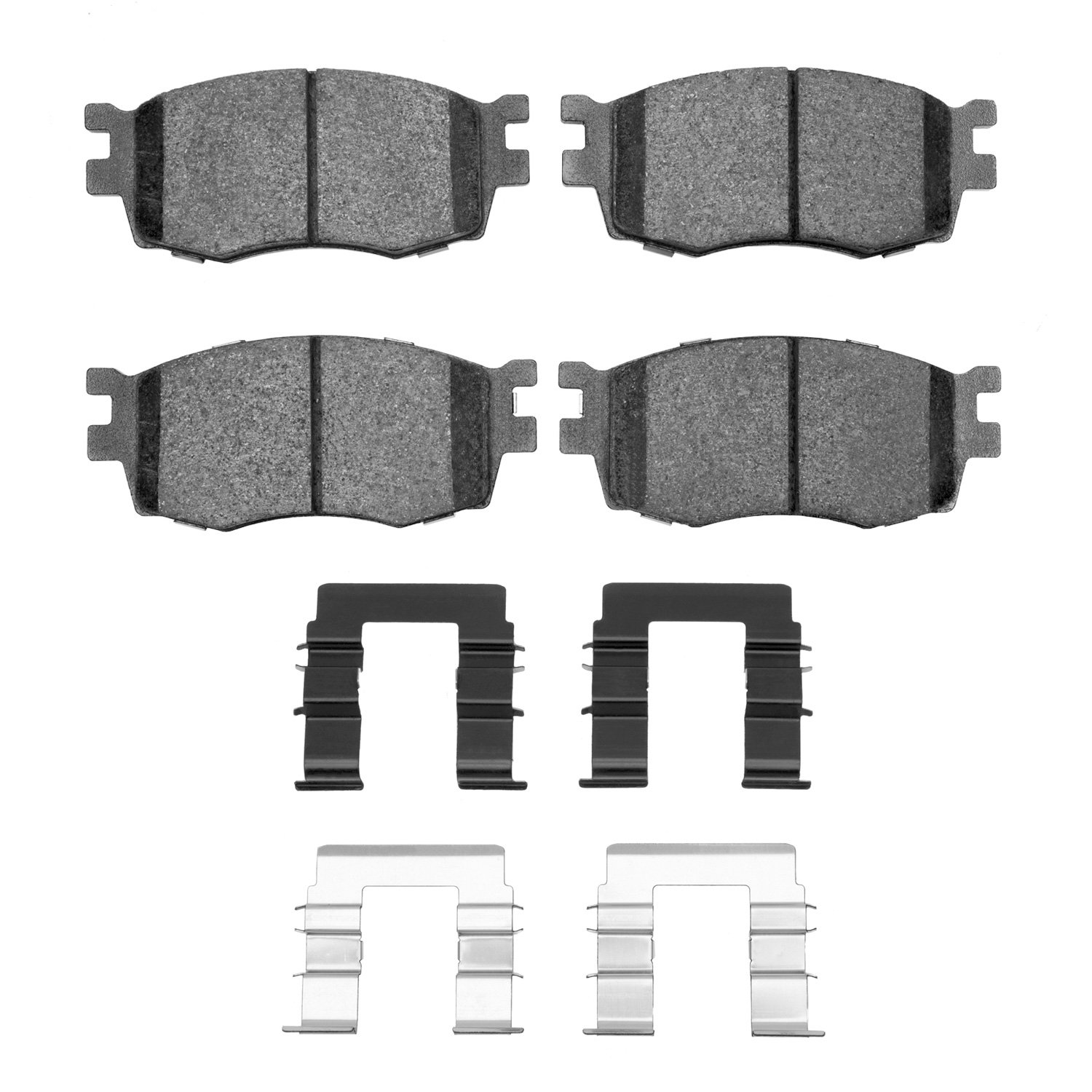 1551-1156-02 5000 Advanced Ceramic Brake Pads & Hardware Kit, 2006-2011 Multiple Makes/Models, Position: Front