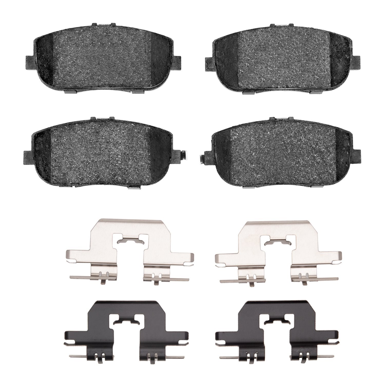 1551-1180-01 5000 Advanced Ceramic Brake Pads & Hardware Kit, Fits Select Multiple Makes/Models, Position: Rear