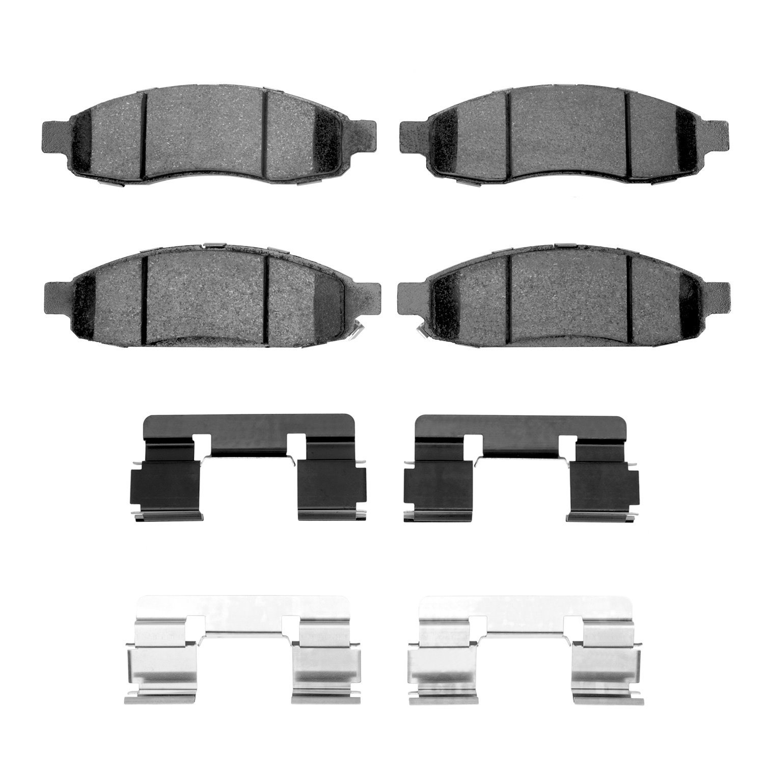 1551-1183-01 5000 Advanced Ceramic Brake Pads & Hardware Kit, 2004-2007 Infiniti/Nissan, Position: Front