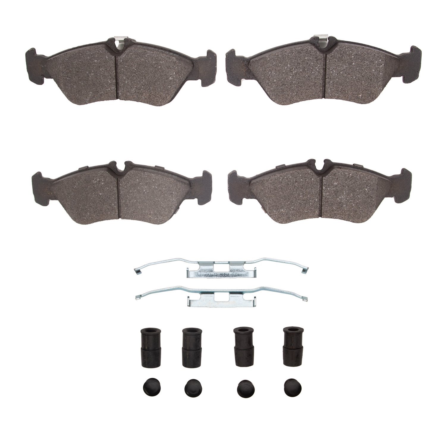 1551-1229-01 5000 Advanced Low-Metallic Brake Pads & Hardware Kit, 2002-2006 Multiple Makes/Models, Position: Rear,Rr