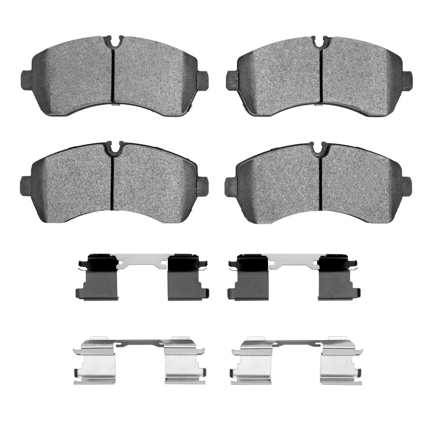 1551-1268-01 5000 Advanced Semi-Metallic Brake Pads & Hardware Kit, 2006-2021 Multiple Makes/Models, Position: Front,Fr,Rr