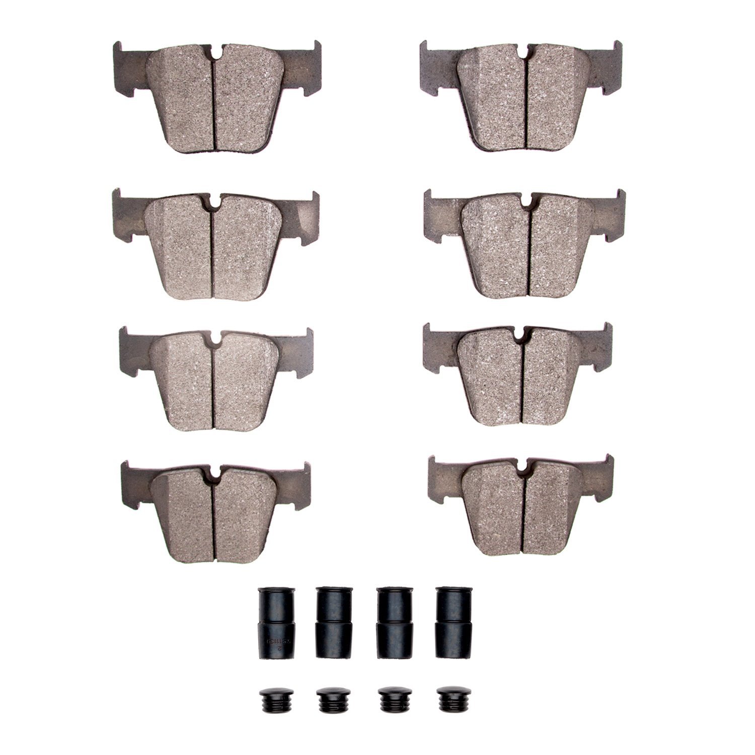 5000 Advanced Low-Metallic Brake Pads & Hardware Kit,