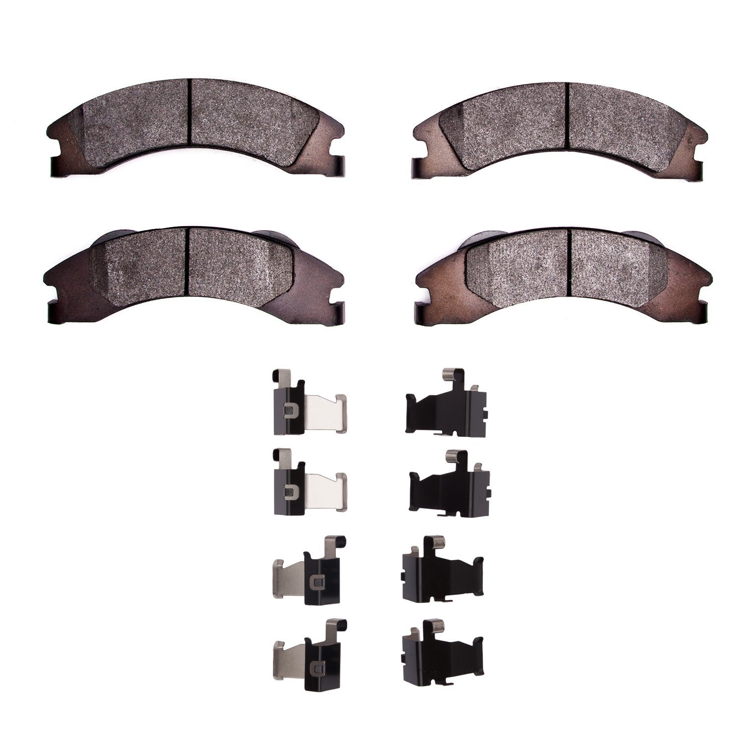 1551-1329-01 5000 Advanced Semi-Metallic Brake Pads & Hardware Kit, Fits Select Ford/Lincoln/Mercury/Mazda, Position: Rear