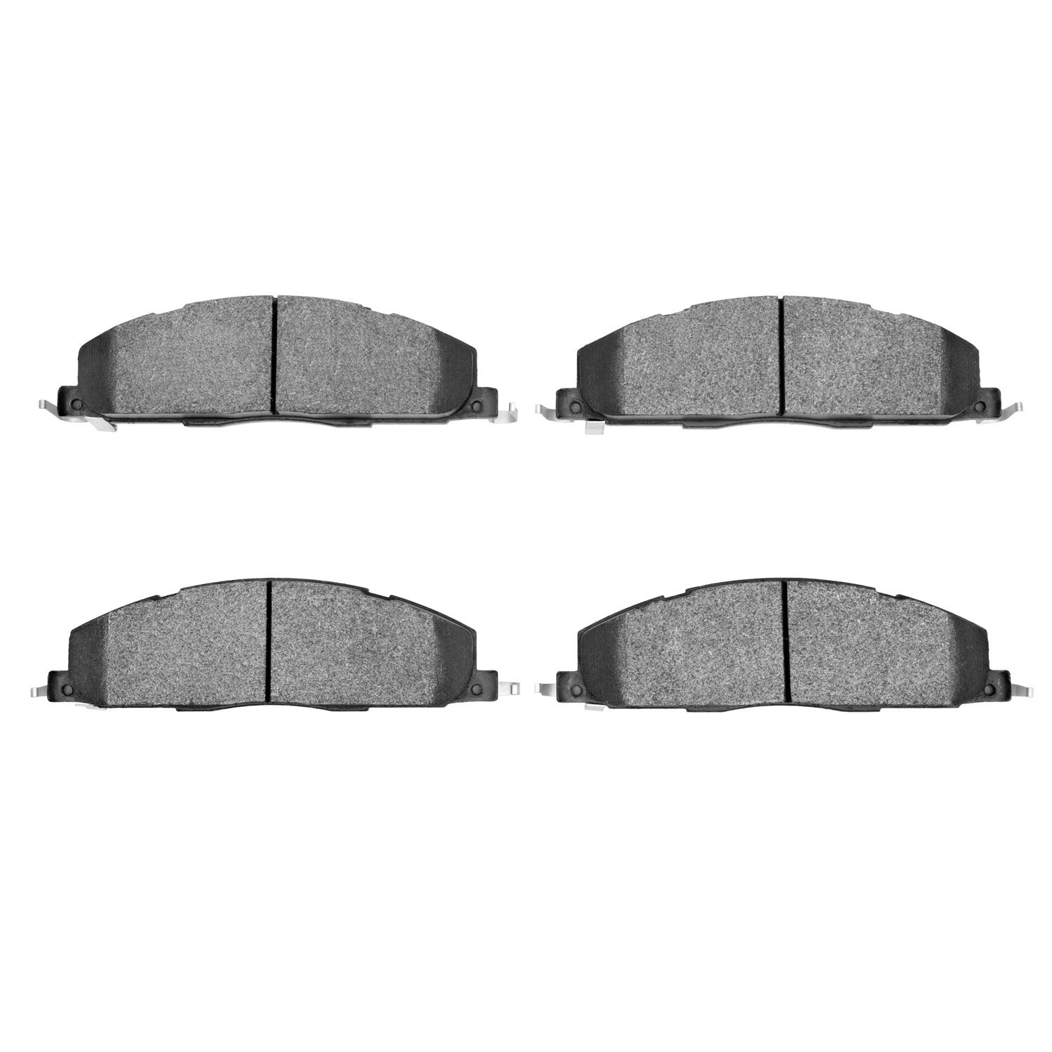 1551-1400-00 5000 Advanced Semi-Metallic Brake Pads, 2009-2018 Mopar, Position: Rear