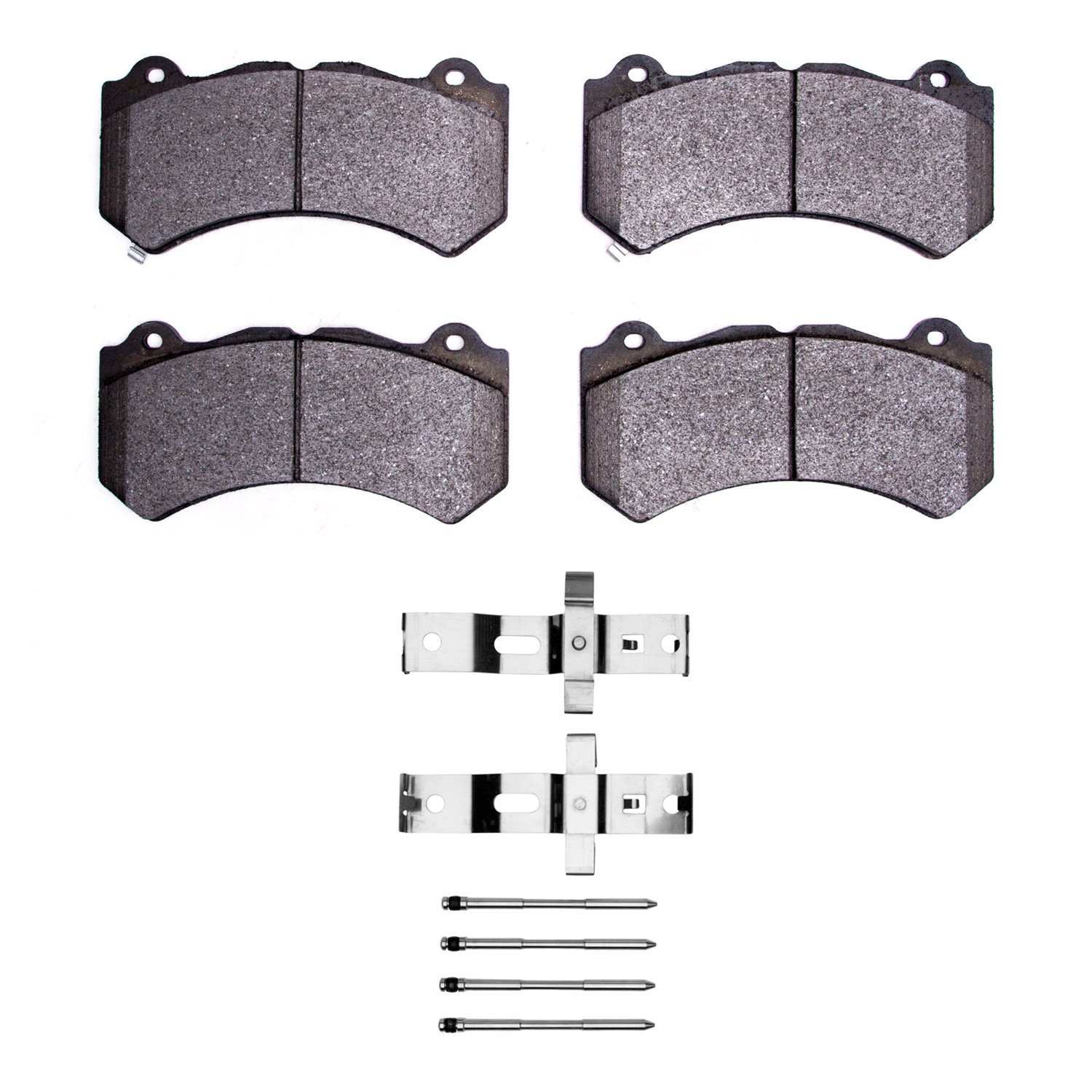1551-1405-02 5000 Advanced Low-Metallic Brake Pads & Hardware Kit, Fits Select Mopar, Position: Front