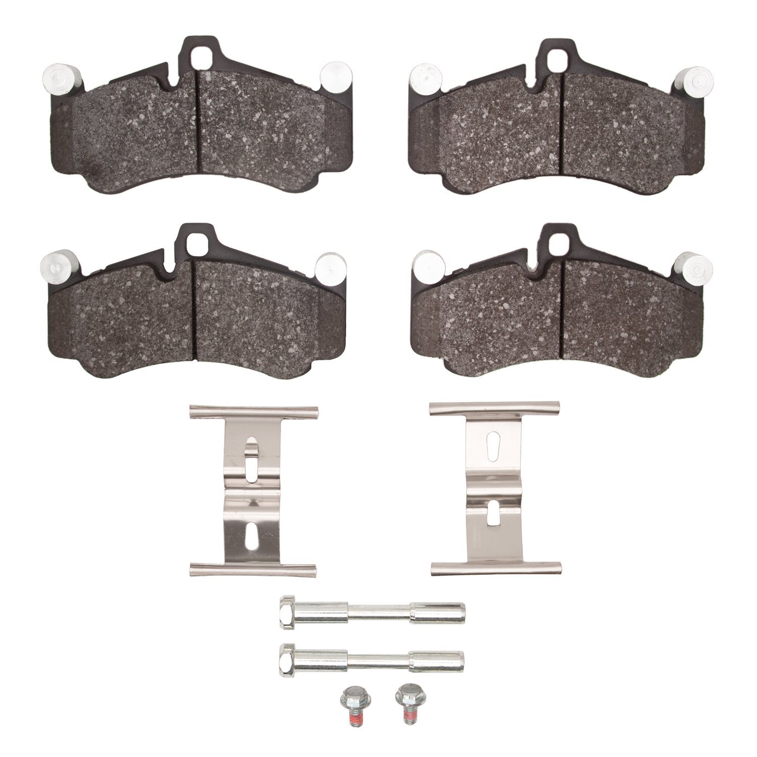 1551-1431-01 5000 Advanced Low-Metallic Brake Pads & Hardware Kit, 2010-2011 Porsche, Position: Front