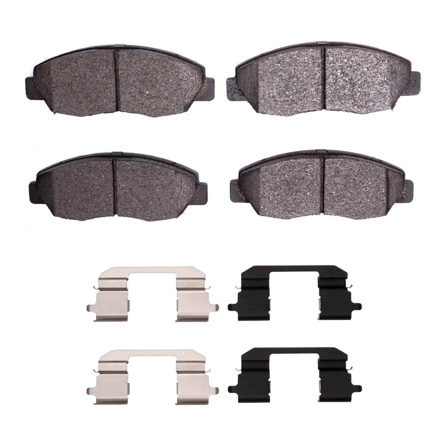 1551-1578-02 5000 Advanced Ceramic Brake Pads & Hardware Kit, 1998-2002 Acura/Honda, Position: Front