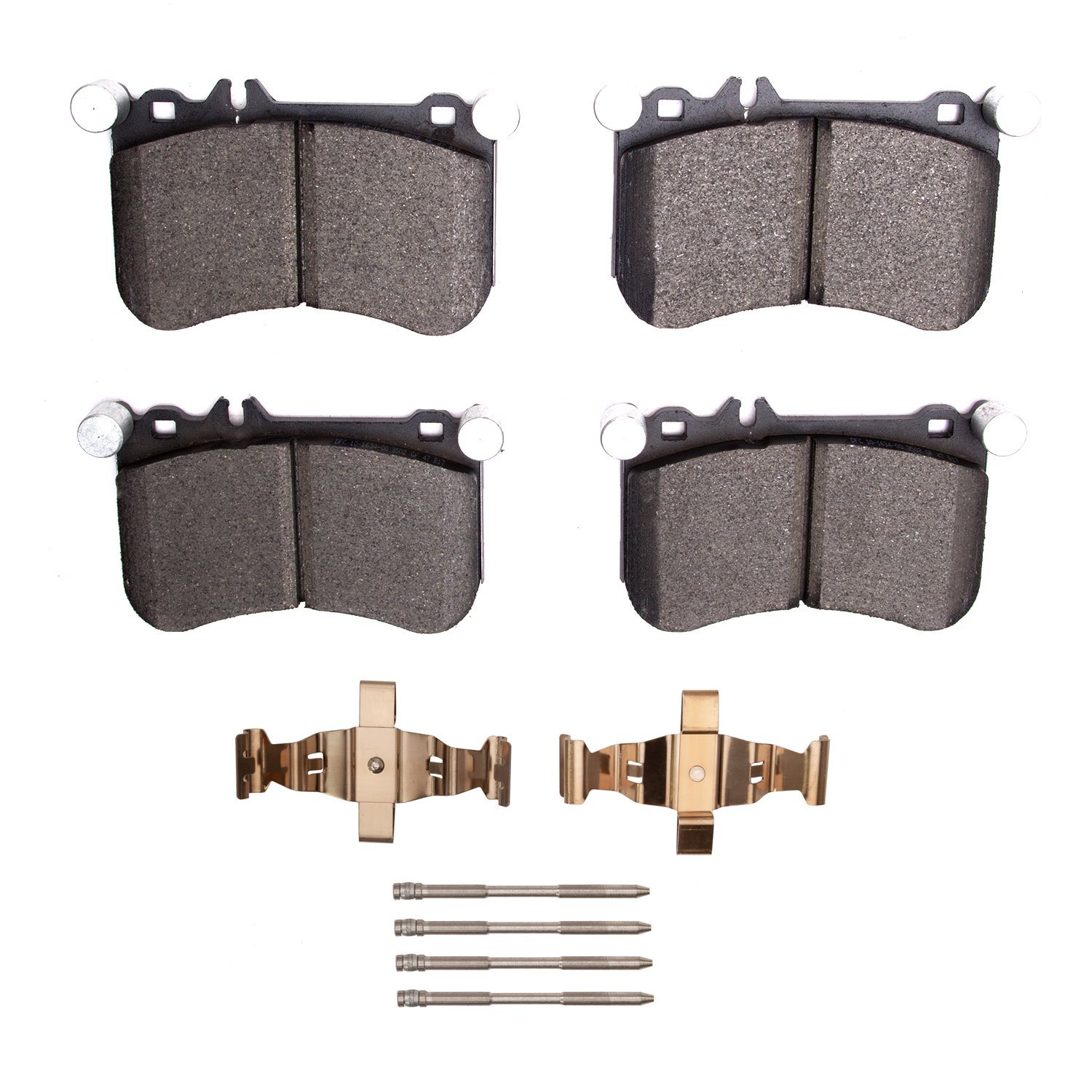 1551-1634-01 5000 Advanced Low-Metallic Brake Pads & Hardware Kit, 2010-2020 Mercedes-Benz, Position: Front