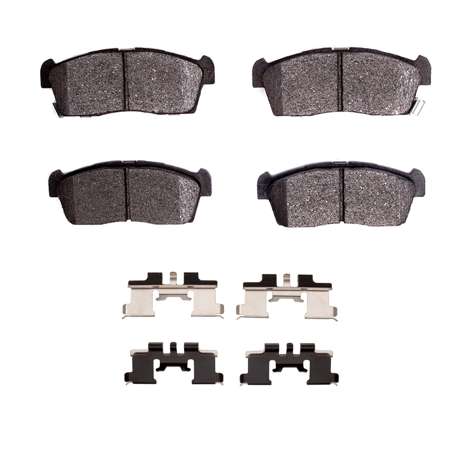 1551-1658-01 5000 Advanced Ceramic Brake Pads & Hardware Kit, 2012-2017 Mitsubishi, Position: Front