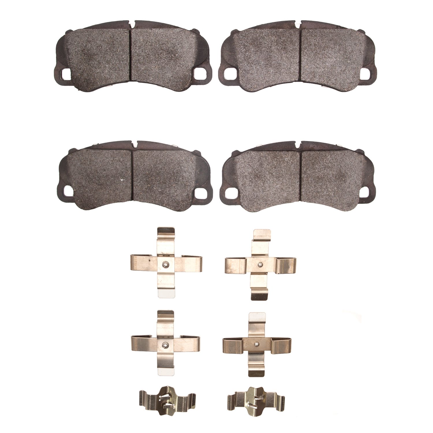 1551-1742-02 5000 Advanced Low-Metallic Brake Pads & Hardware Kit, 2013-2019 Porsche, Position: Front