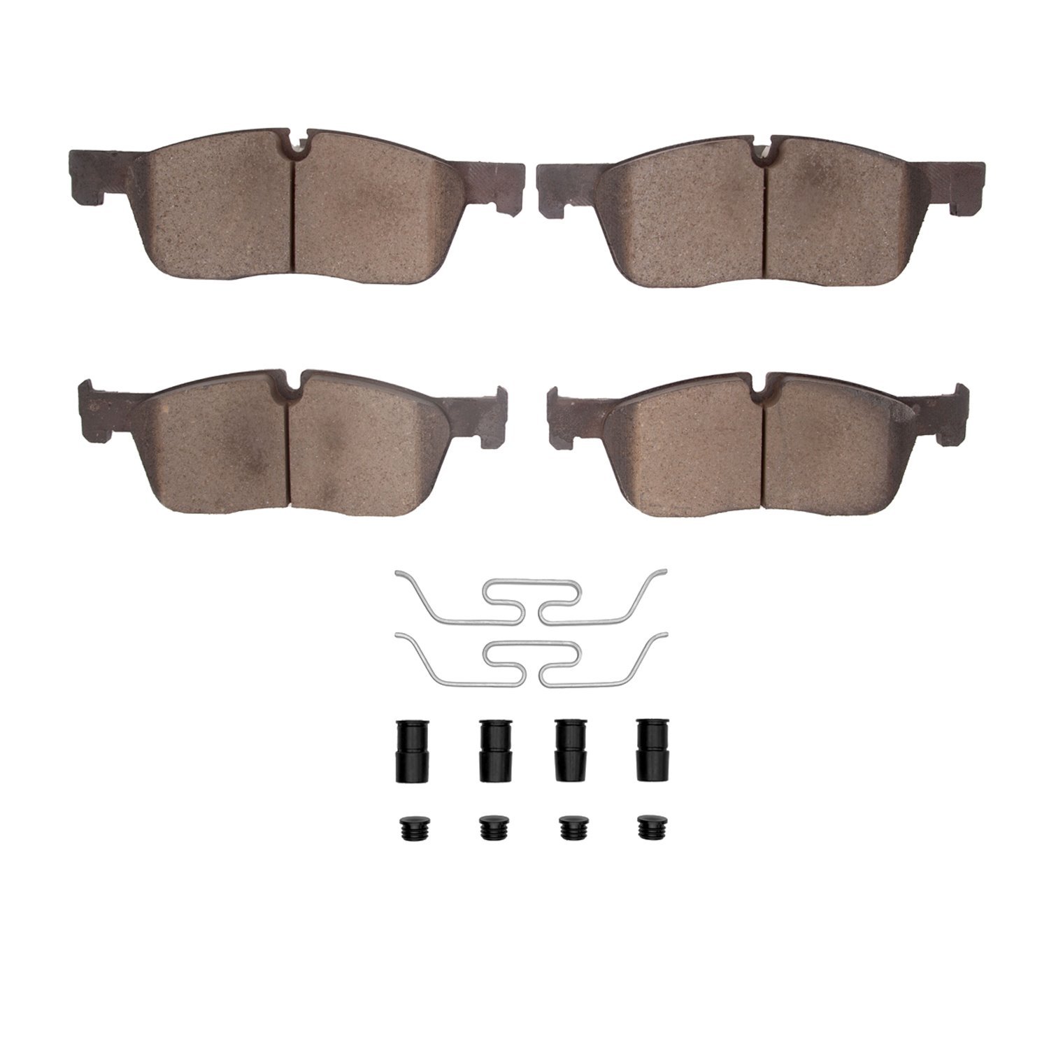 1551-1838-11 5000 Advanced Ceramic Brake Pads & Hardware Kit, 2017-2020 Multiple Makes/Models, Position: Front