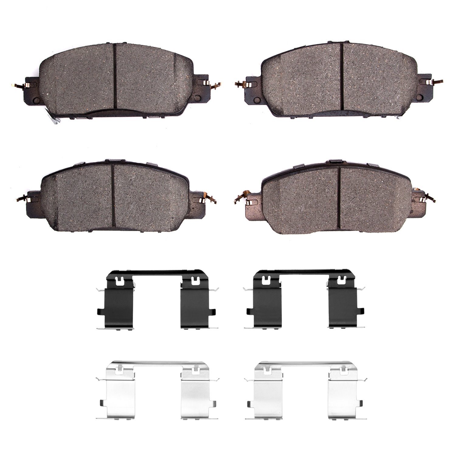 1551-1860-01 5000 Advanced Ceramic Brake Pads & Hardware Kit, 2016-2017 Acura/Honda, Position: Front