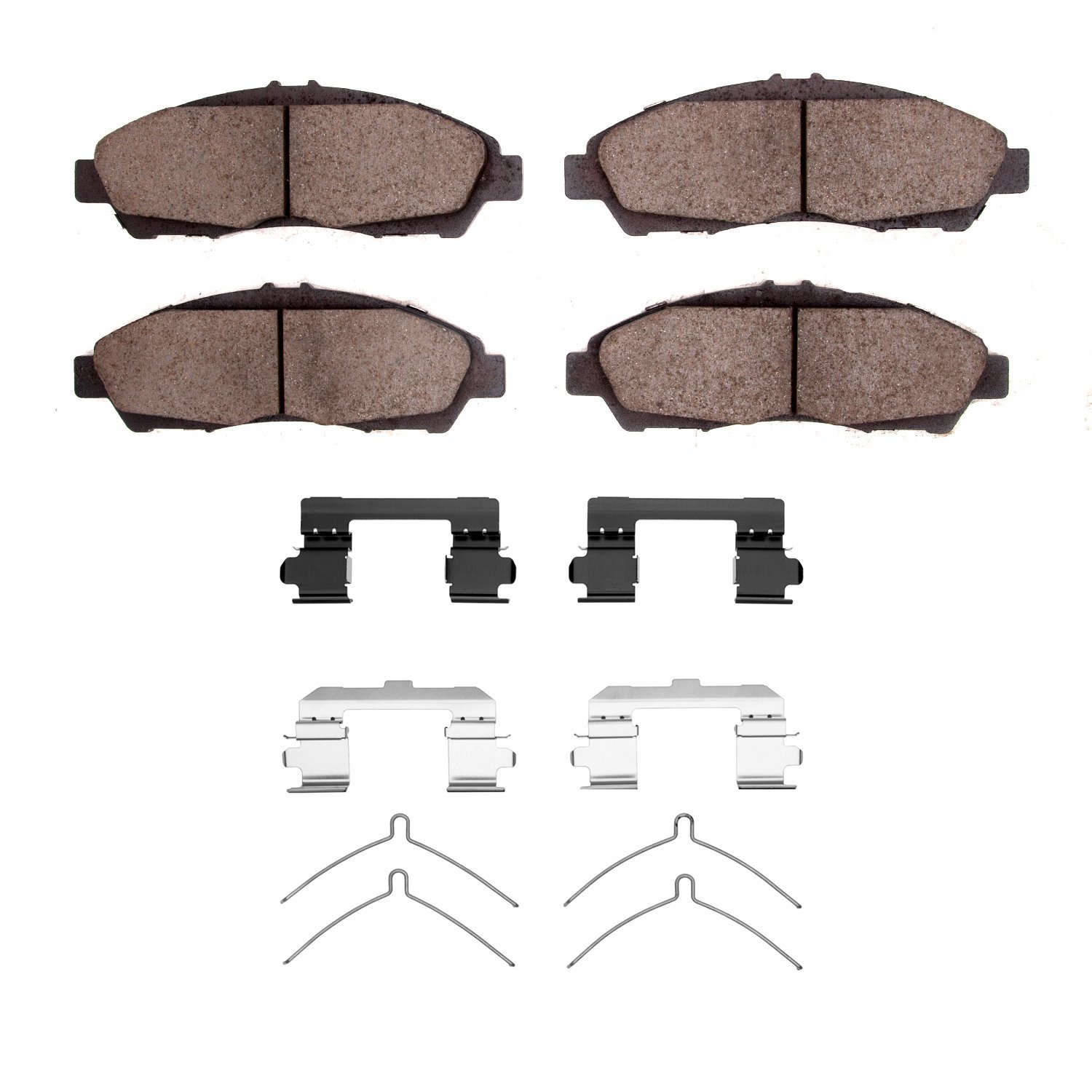 1551-1896-01 5000 Advanced Ceramic Brake Pads & Hardware Kit, 2017-2020 GM, Position: Front