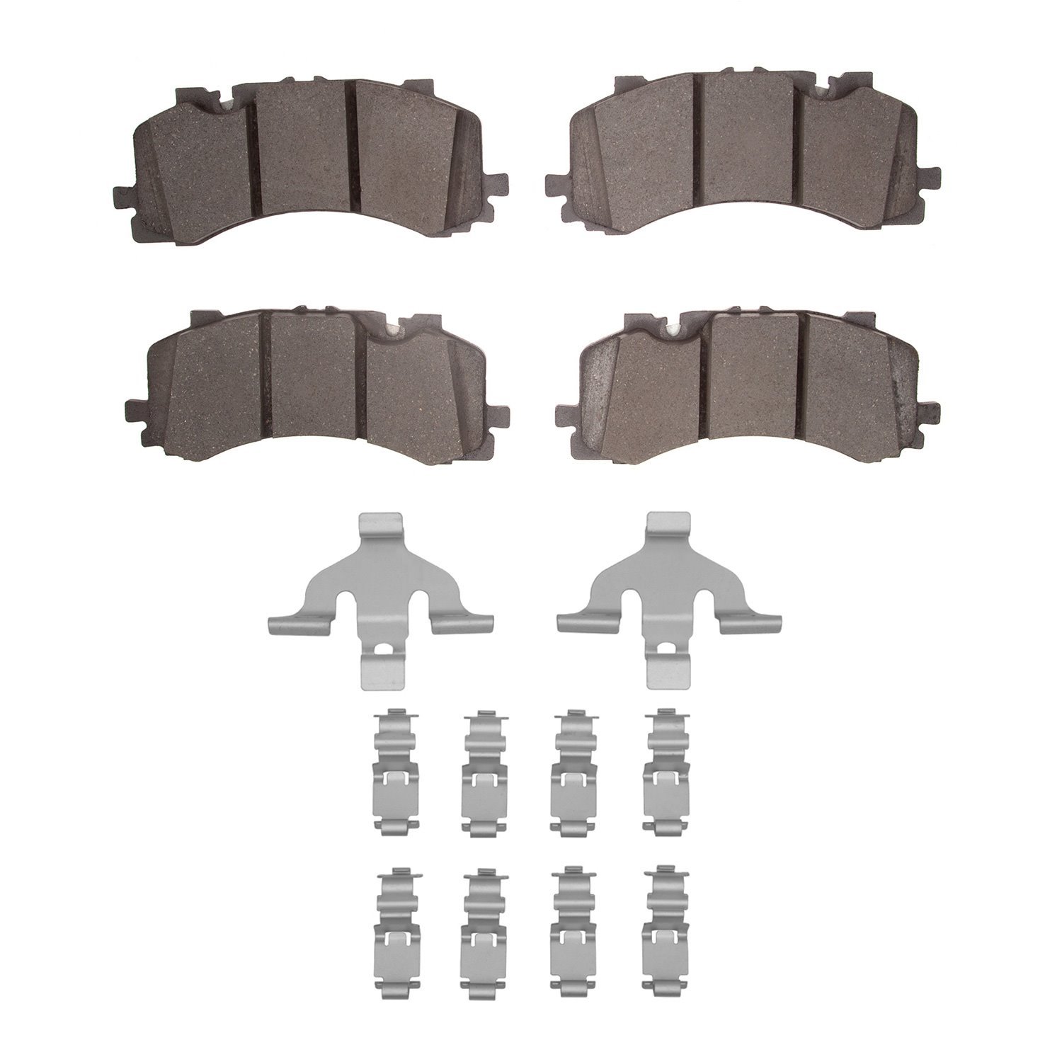 1551-1952-01 5000 Advanced Low-Metallic Brake Pads & Hardware Kit, 2020-2021 Audi/Volkswagen, Position: Front
