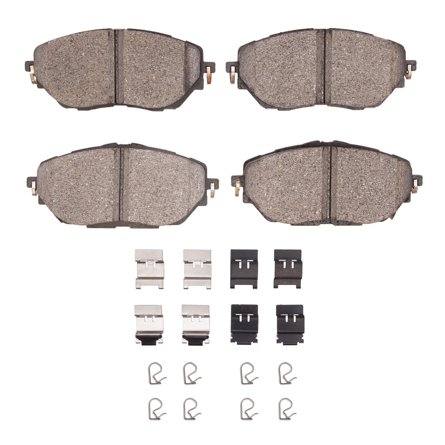 1551-2065-01 5000 Advanced Ceramic Brake Pads & Hardware Kit, Fits Select Lexus/Toyota/Scion, Position: Front