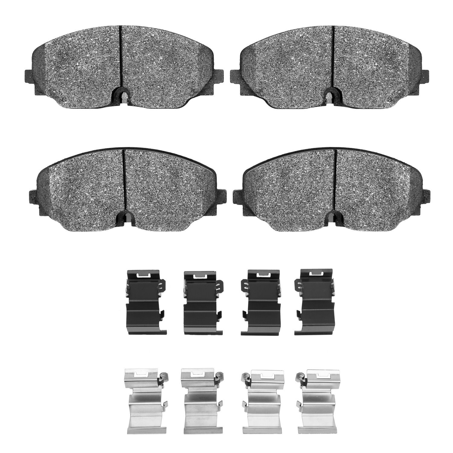 1551-2074-01 5000 Advanced Ceramic Brake Pads & Hardware Kit, Fits Select Audi/Volkswagen, Position: Front