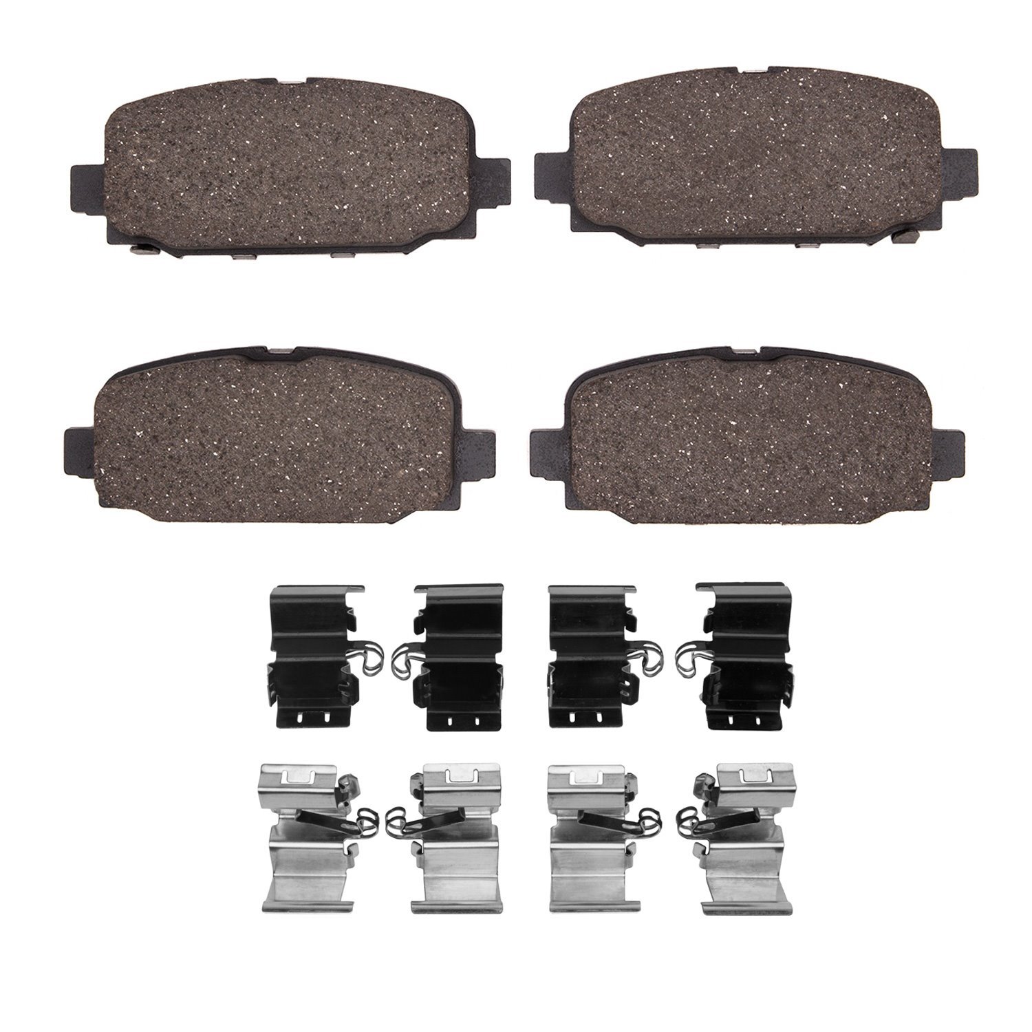 1551-2081-01 5000 Advanced Ceramic Brake Pads & Hardware Kit, Fits Select Mopar, Position: Rear
