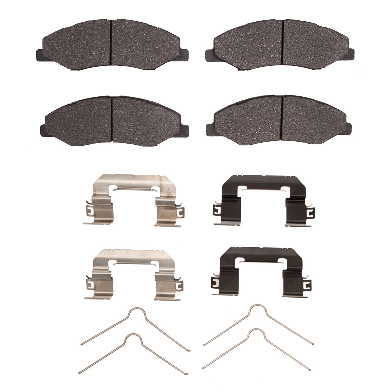 5000 Advanced Ceramic Brake Pads & Hardware Kit,