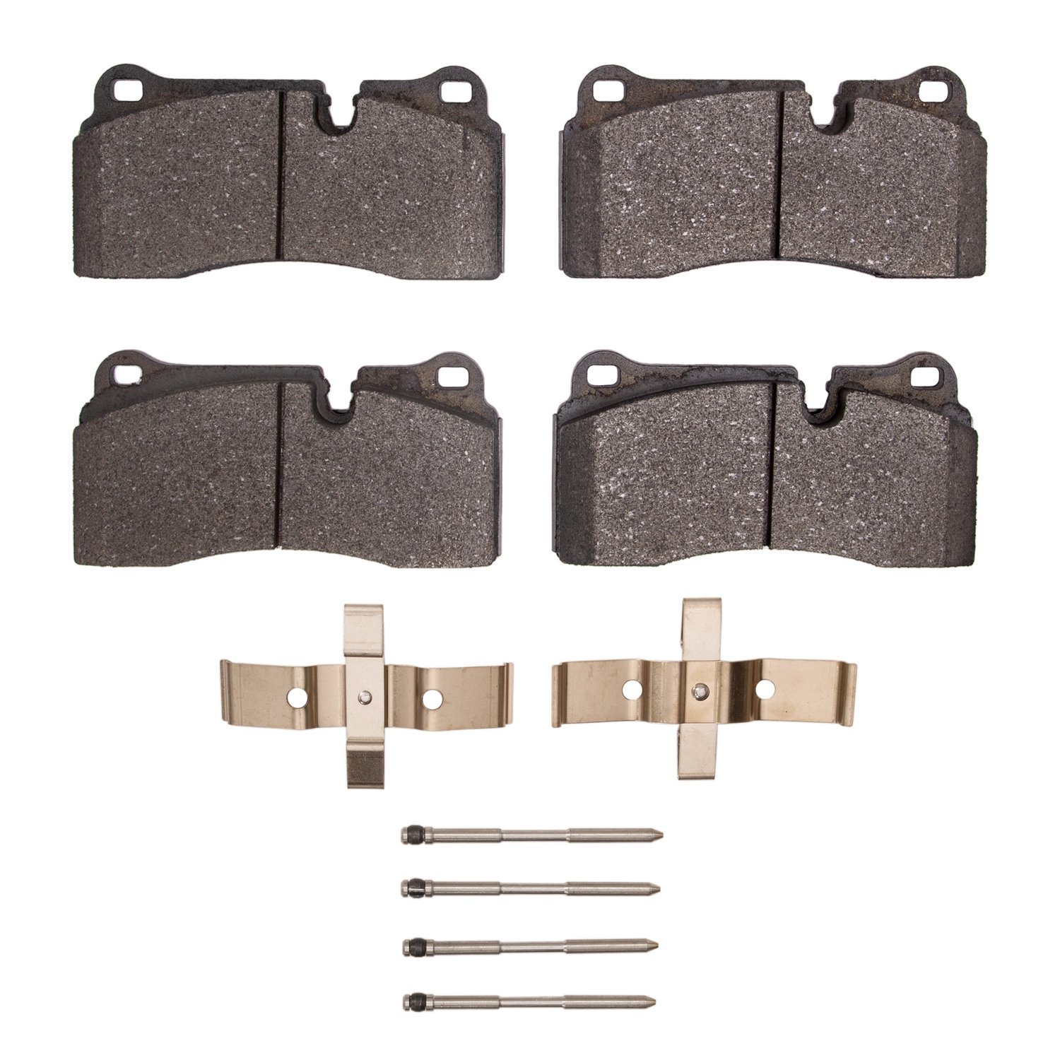1551-2097-01 5000 Advanced Low-Metallic Brake Pads & Hardware Kit, 2015-2021 BMW, Position: Rear