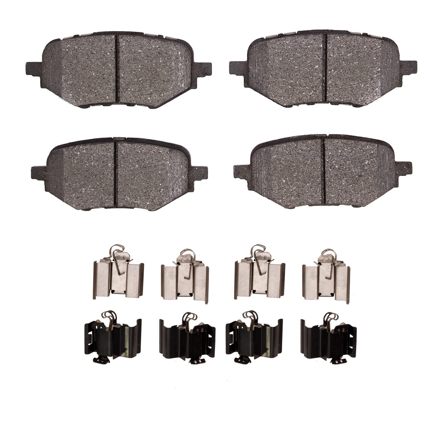 1551-2116-01 5000 Advanced Ceramic Brake Pads & Hardware Kit, Fits Select Acura/Honda, Position: Rear