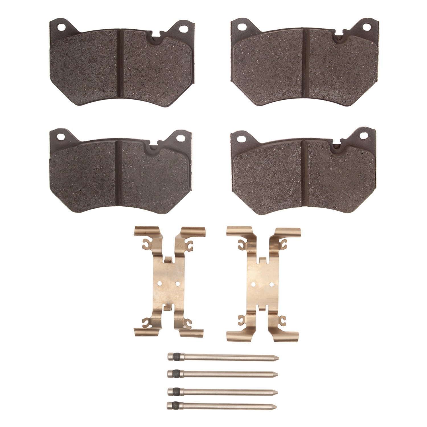1551-2139-01 5000 Advanced Ceramic Brake Pads & Hardware Kit, Fits Select Audi/Volkswagen, Position: Front
